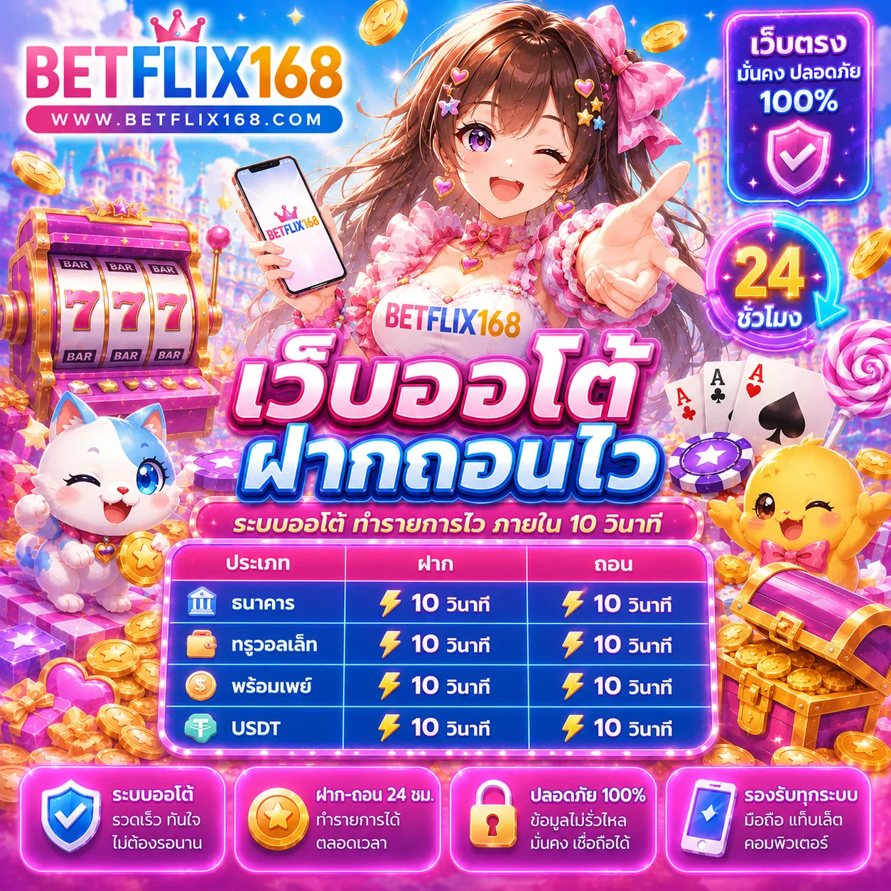 ภาพขั้นตอนวิธีสมัครสมาชิก Betflix168 ผ่านมือถือ