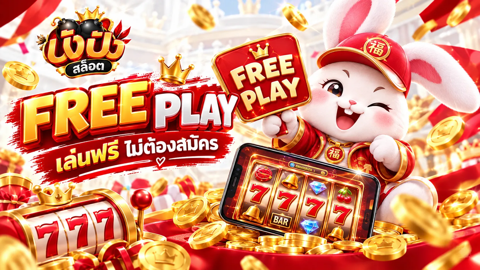 สล็อตฟรี ทดลองเล่นสล็อตทุกค่าย ไม่ต้องฝากเงิน 2025